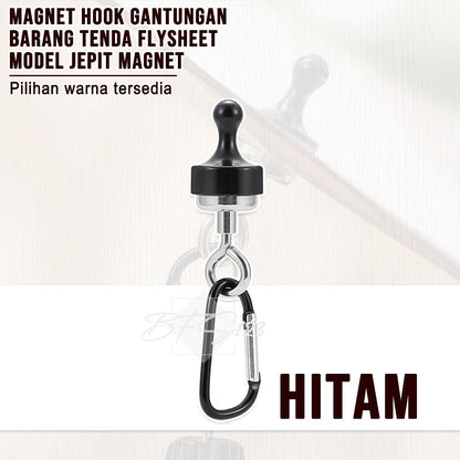 Magnet Hook Gantungan Barang Tenda Flysheet Model Jepit Magnet