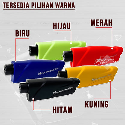 Alat Pemecah Kaca Mobil Pemotong SeatBelt Emergency Tool Kit Model Gantungan Kunci