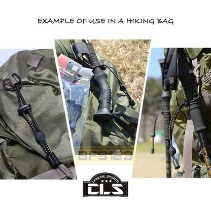 Holder Trekking Pole Tas Carrier Hiking Camping Outdoor