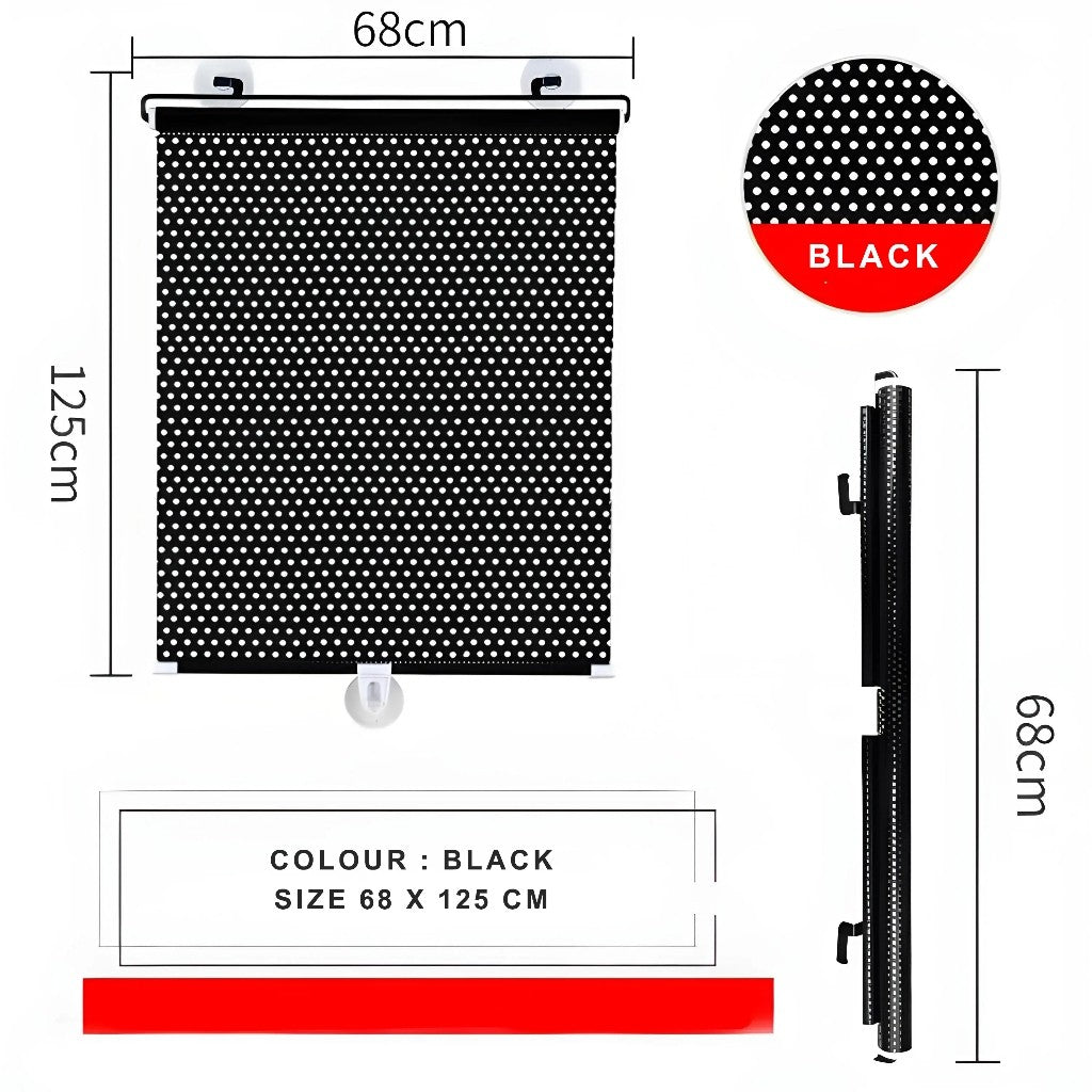 Sun Shield Roll Pelindung Anti Panas Matahari Mobil