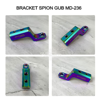 Bracket Spion GUB MD-236 Aluminium Aloy kuat Tahan Karat Bracket Phone Holder GUB Ori Rainbow