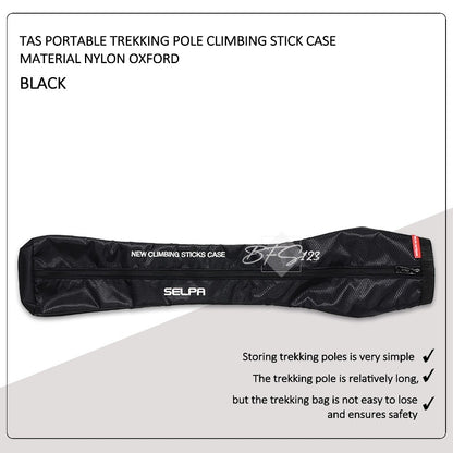 Tas Portable Trekking Pole Climbing Stick Case Material Nylon Oxford