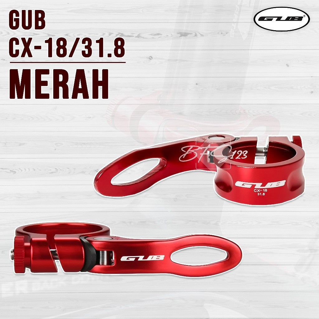 GUB Seat Clamp 31.8 34.9 Clamp Penjepit Seatpost Quick Release GUB Original