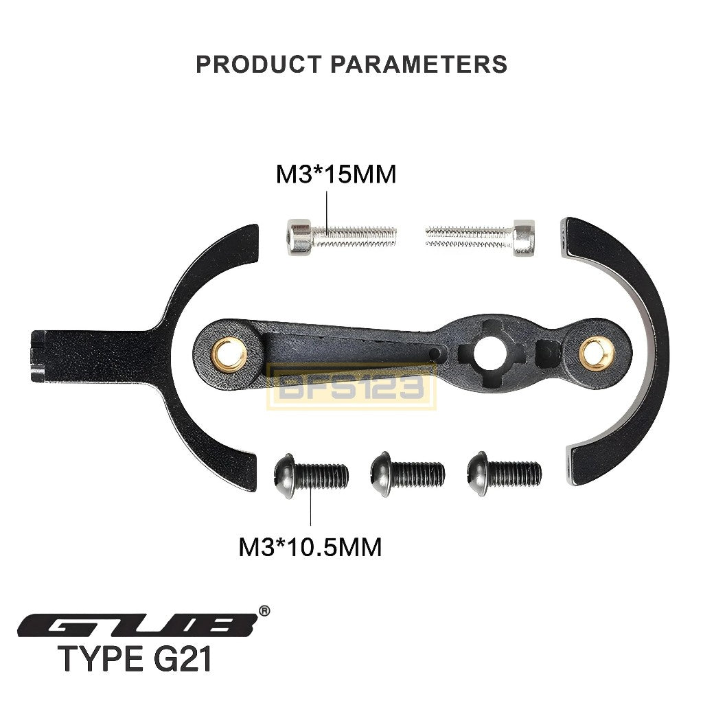 GUB G21 Bracket Tempat Botol Sepeda G-21 Aluminium Aloy 30.6 to 33,9mm Original
