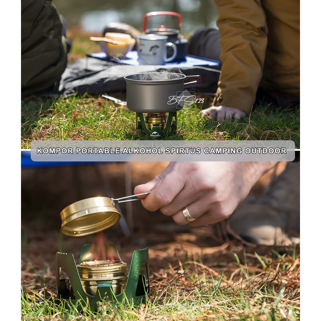 Kompor Portable Alkohol Spirtus Camping Masak Outdoor
