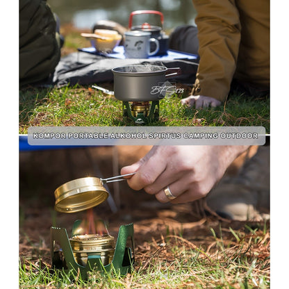 Kompor Portable Alkohol Spirtus Camping Masak Outdoor