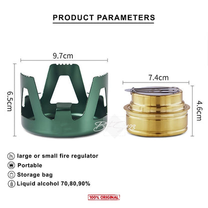 Kompor Portable Alkohol Spirtus Camping Masak Outdoor