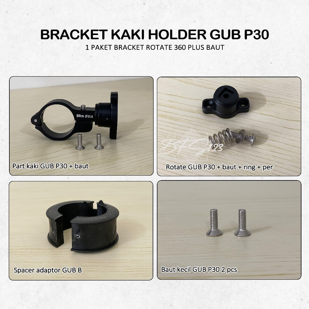 Part Bracket kaki Holder Handphone GUB P30