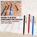 Pasak Tenda Aluminium Ultralight Model Y 18 Cm Plus Tali Prusik Camping Hiking Outdoor
