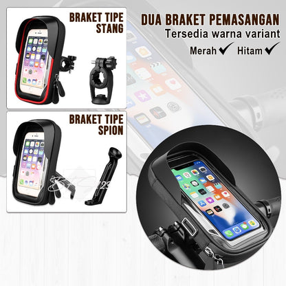 Phone Holder Waterproof BG-301 Touchscreen All Rotate 360 Phone Size Up to 6.4 Inch