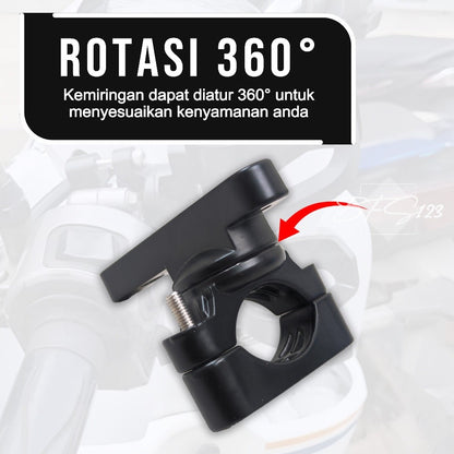 Bracket Tempat Botol Minum Stang 2,2-3,2 cm Only Bracket Aluminium Aloy