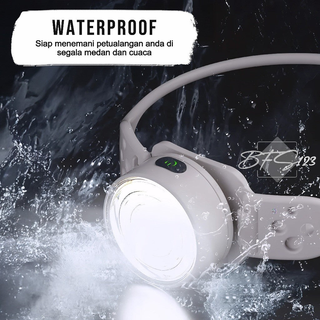 Headlamp Running Sport 800 Lumens G25 Senter Kepala Hiking Outdoor Rechargeable Type-C