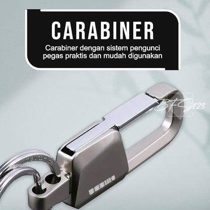Gantungan Kunci Omuda A8044 Keychain Carabinner Motor Mobil Rumah Premium Stainless