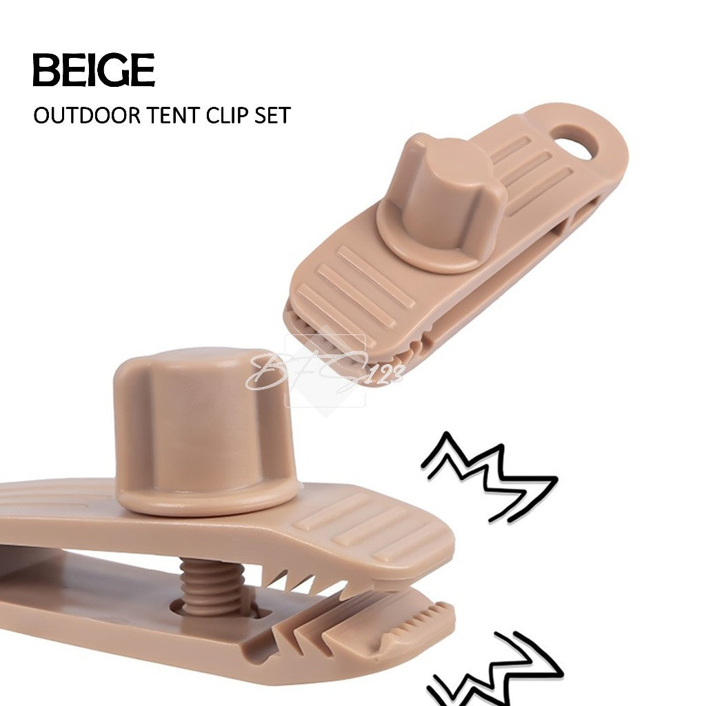 Klip Tali Tenda Flysheet Model Kunci Pengencang Safety Anti terbang Camping Hiking
