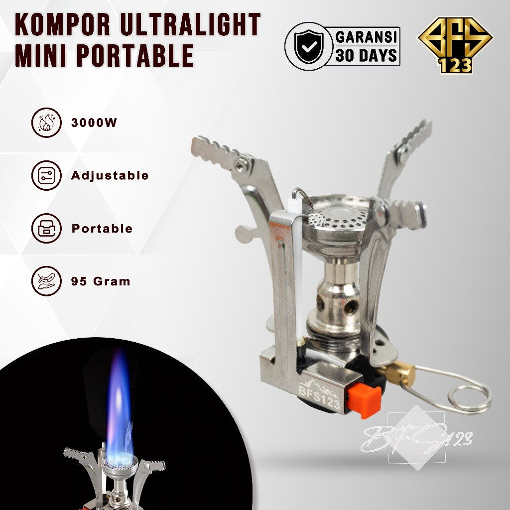 BFS123 Kompor Gas Lipat Kompor Camping Ultralight 3000W Kompor Portable Lipat Camping Only Stove