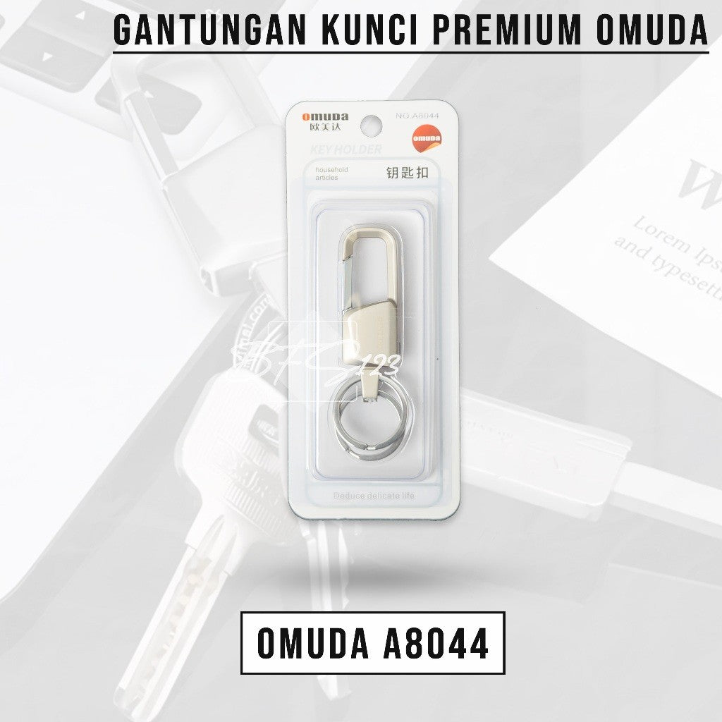 Gantungan Kunci Omuda A8044 Keychain Carabinner Motor Mobil Rumah Premium Stainless