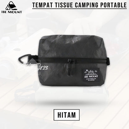 ISE Mount Tempat Tissue Camping 3 in 1 Hook Carabinner Gantung Portable Sun Visor