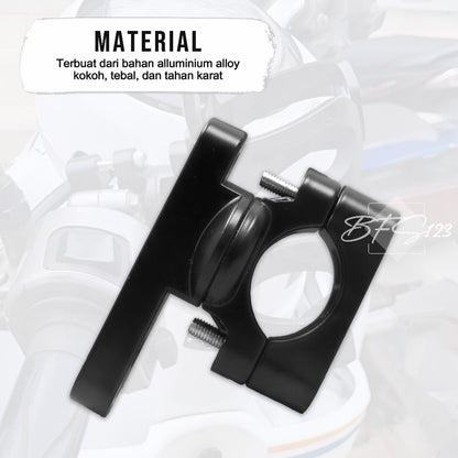 Bracket Tempat Botol Minum Stang 2,2-3,2 cm Only Bracket Aluminium Aloy