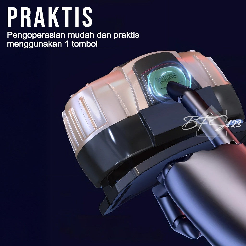 Lampu Senter Kepala Wushang 8619A Sensor Gerak 3 Mode 1200 mAh Headlamp Waterproof USB Type-C