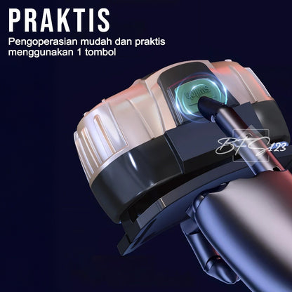 Lampu Senter Kepala Wushang 8619A Sensor Gerak 3 Mode 1200 mAh Headlamp Waterproof USB Type-C
