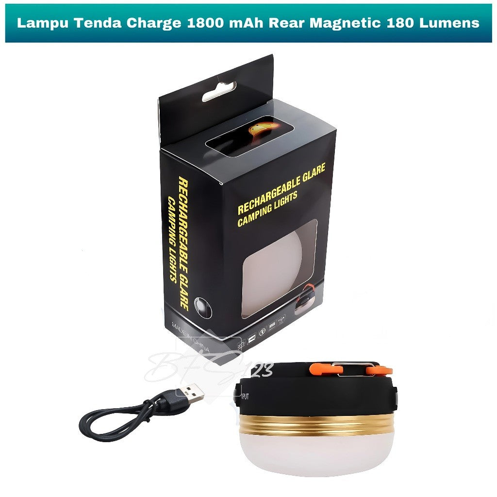 Lampu Tenda Led Rechargeable Hook Carabiner Magnet