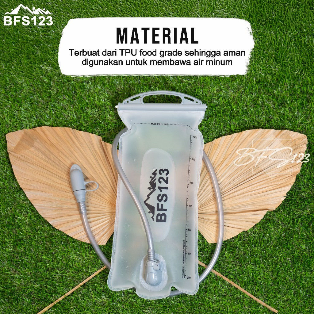 BFS123 Water Bladder Hydration Backpack 2L Kantong Air Minum Sport Outdoor