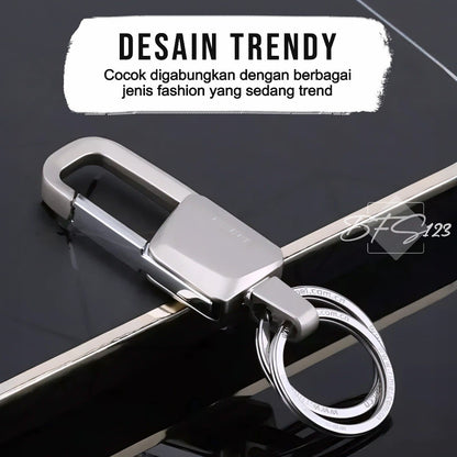Gantungan Kunci Omuda A8044 Keychain Carabinner Motor Mobil Rumah Premium Stainless