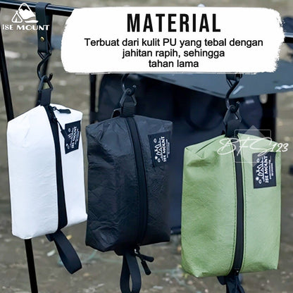 ISE Mount Tempat Tissue Camping 3 in 1 Hook Carabinner Gantung Portable Sun Visor