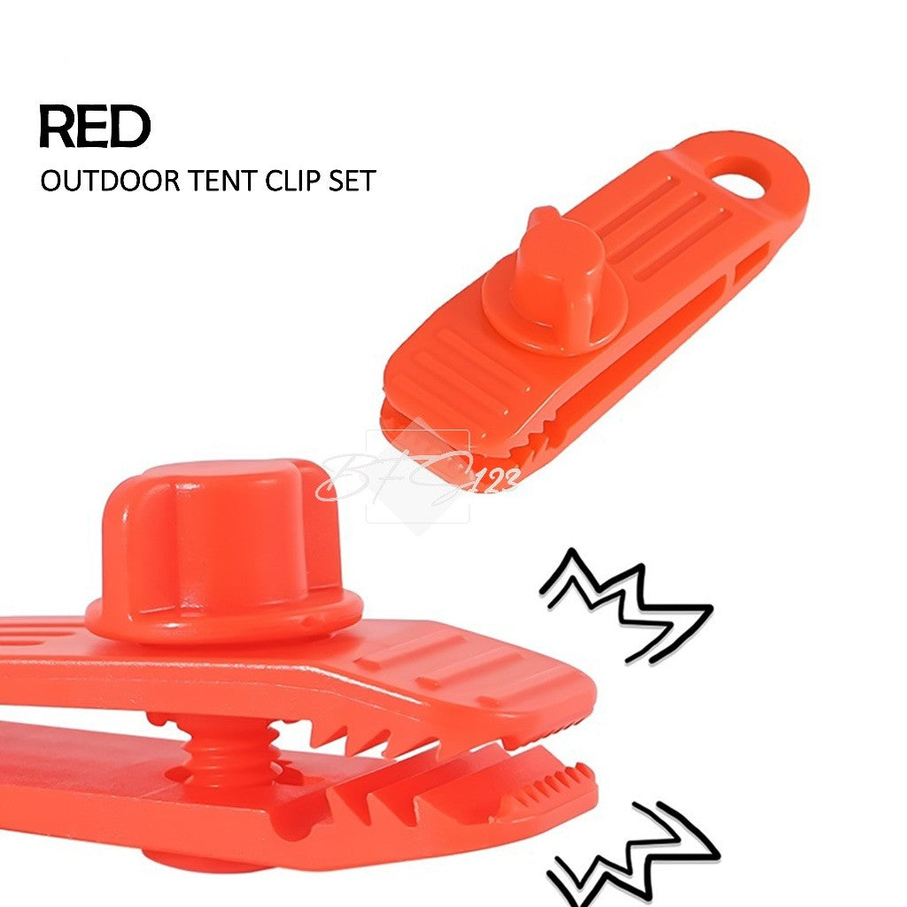 Klip Tali Tenda Flysheet Model Kunci Pengencang Safety Anti terbang Camping Hiking