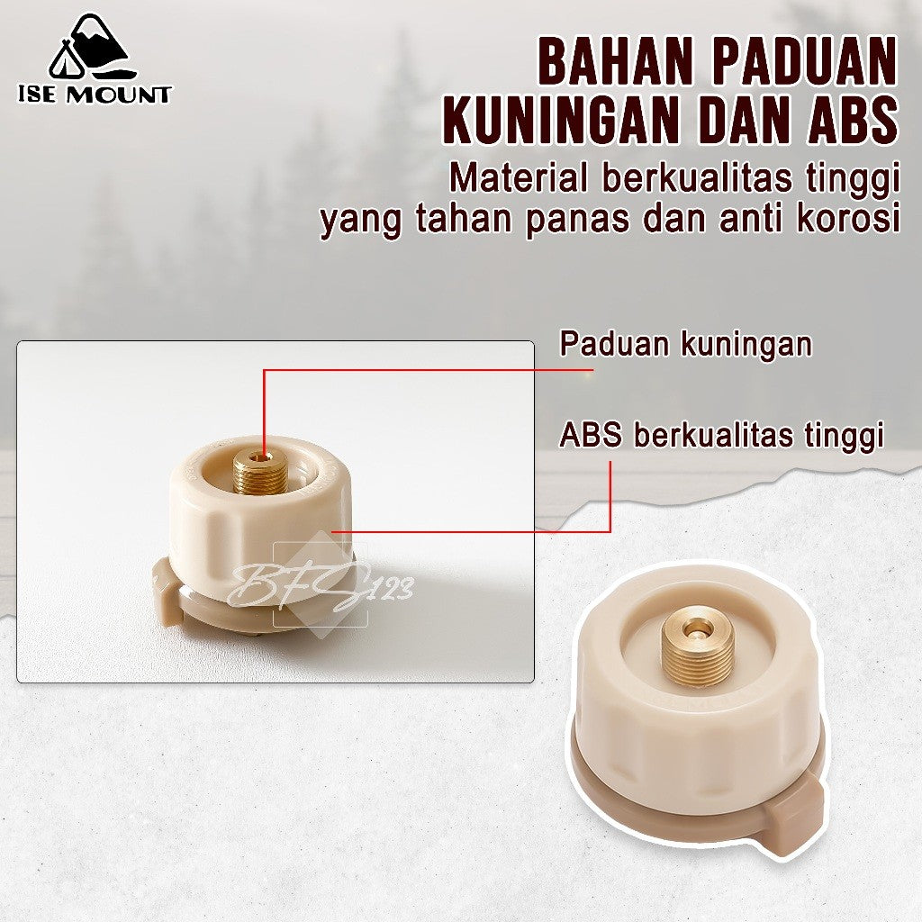 Stove Adaptor Small Gas Hicook to Canister Adaptor Kompor Gas Hicook New Model