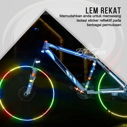 Isolasi Sticker Reflektive Modifikasi Motor Mobil Sepeda