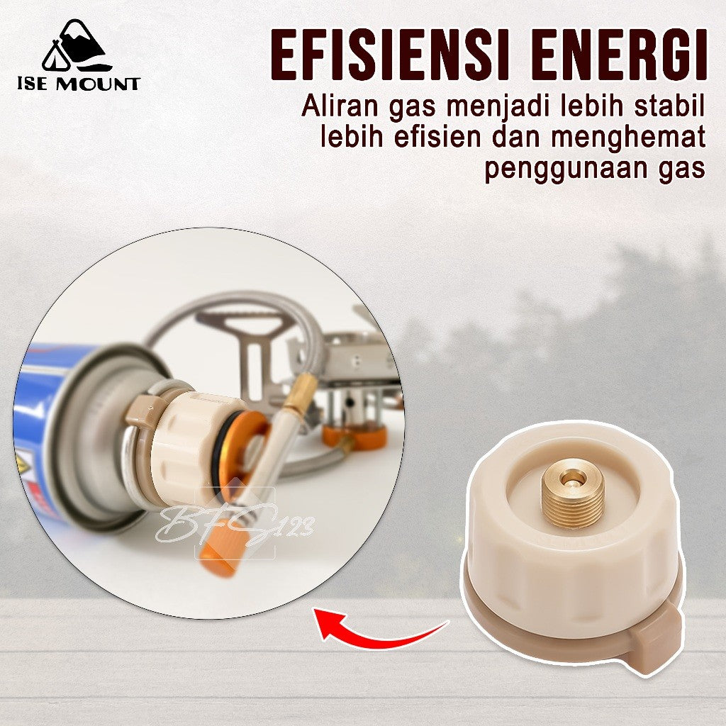 Stove Adaptor Small Gas Hicook to Canister Adaptor Kompor Gas Hicook New Model