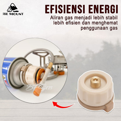 Stove Adaptor Small Gas Hicook to Canister Adaptor Kompor Gas Hicook New Model
