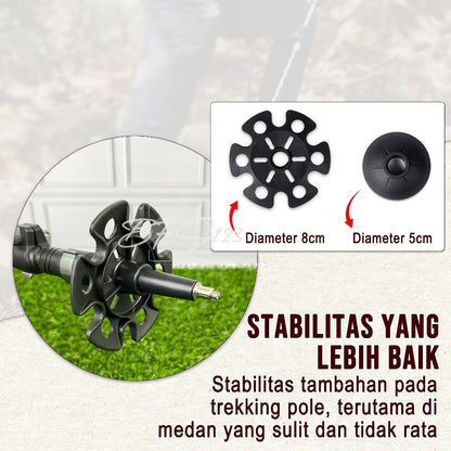 Holder Bulat Trekking Pole 8cm & 5cm Outdoor