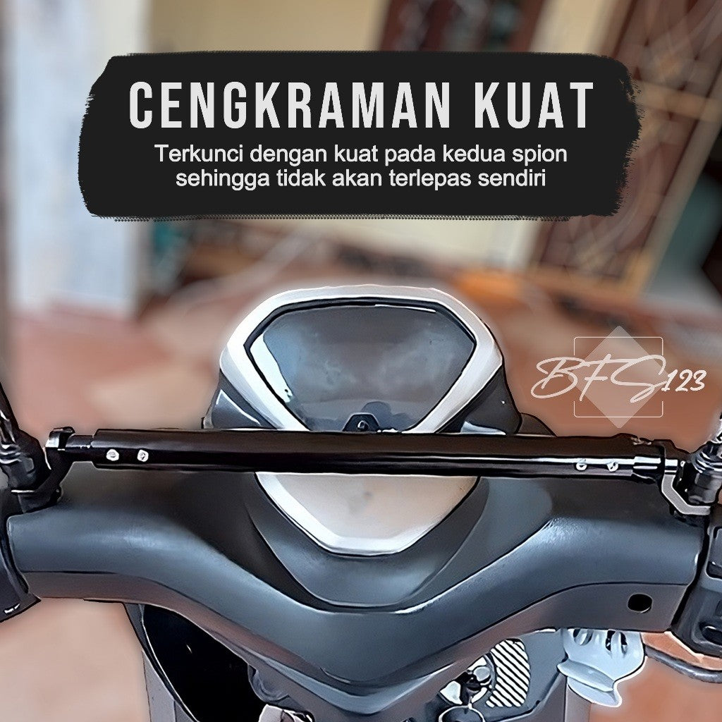 Bracket Spion Crossbar Multifungsi 33-53 Cm Aluminium Aloy