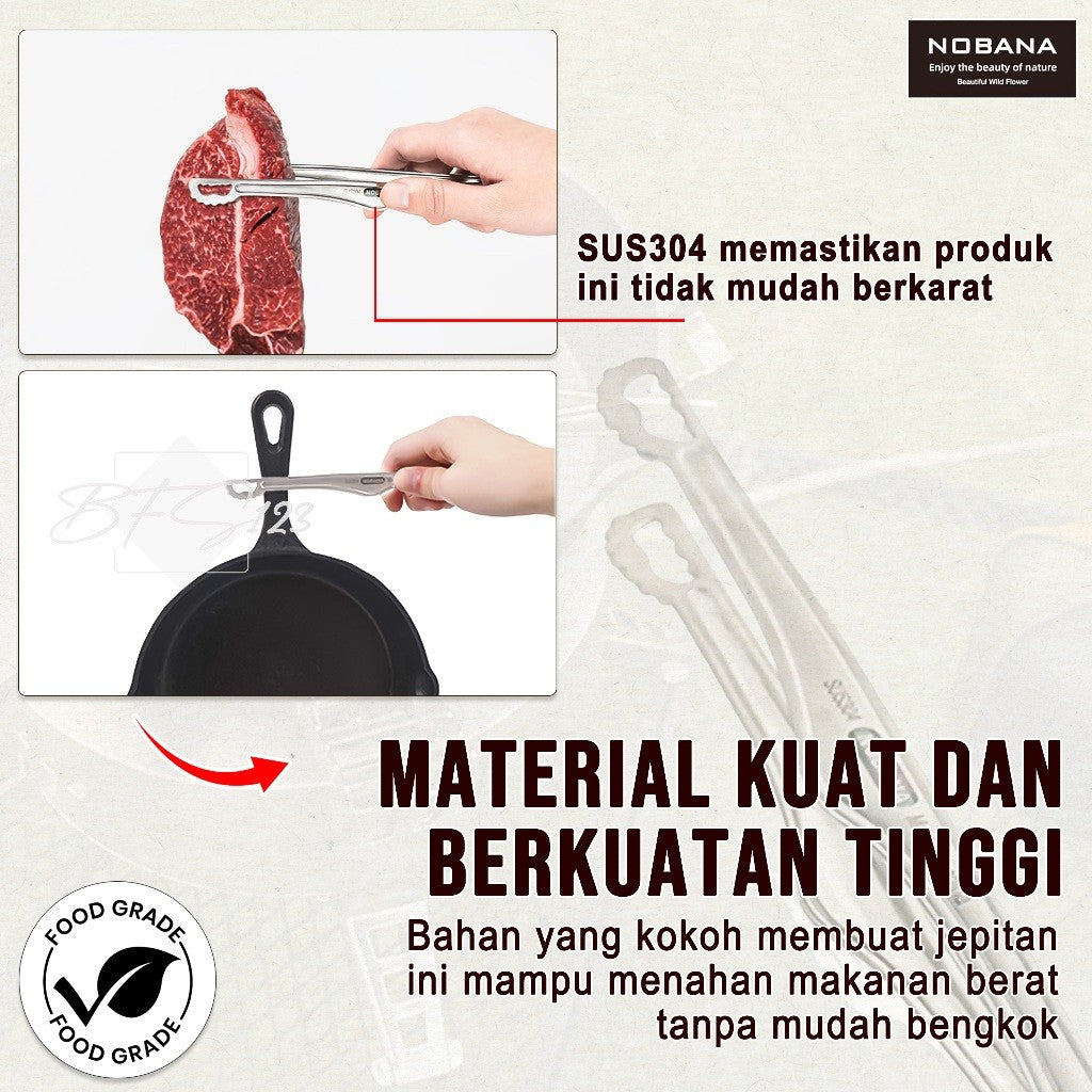 Jepitan/Capitan BBQ Stainless 304 High Quality NOBANA