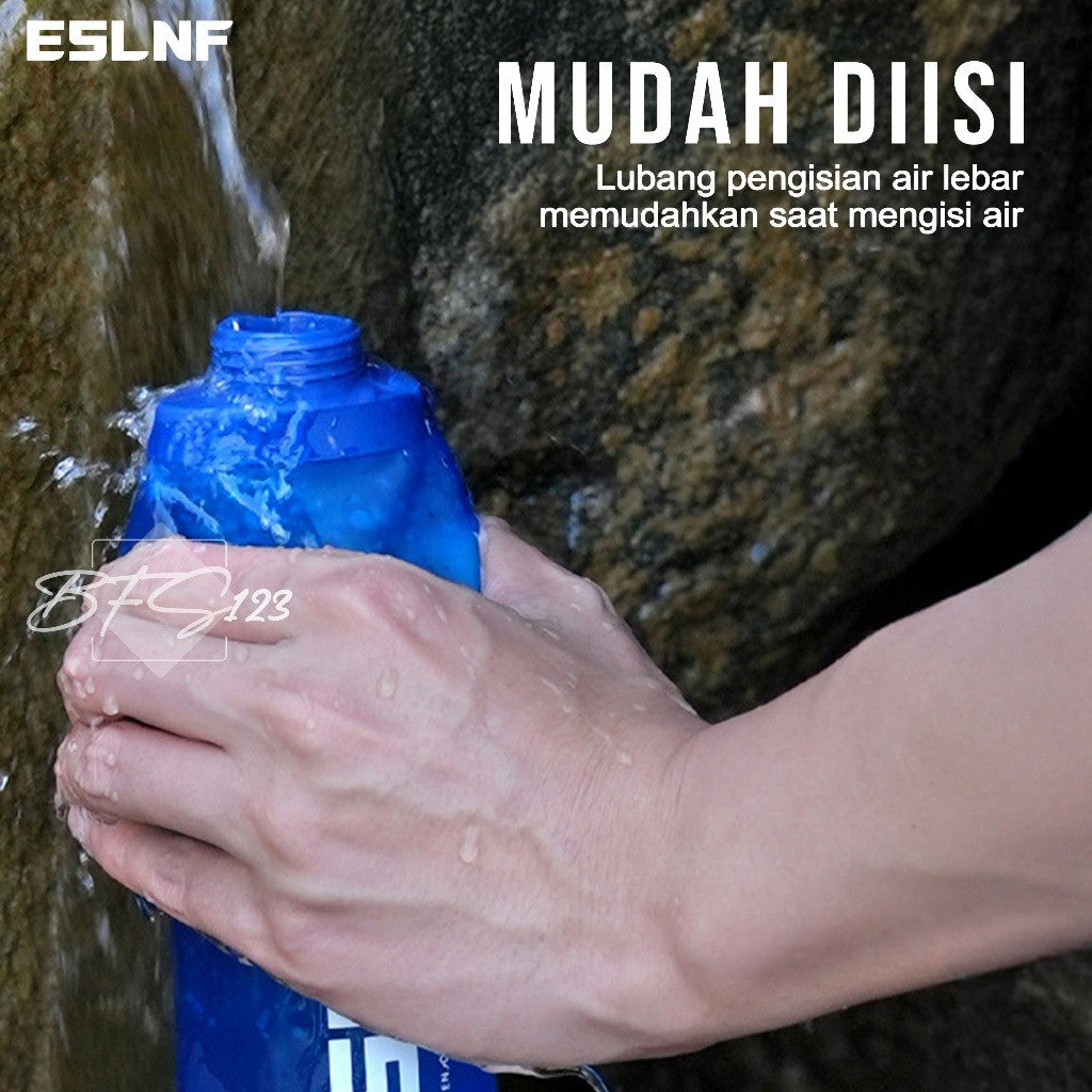 ESLNF Botol Air Minum Lipat Lari Running Water Bag 500 Ml
