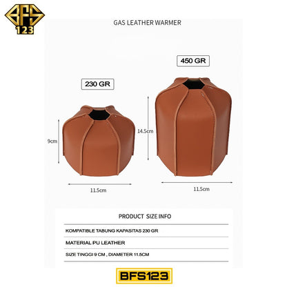 Cover Tabung Gas Canister Pelindung Anti Gores Model Retro Kapasitas 230 gr 450 gr Camping Hiking