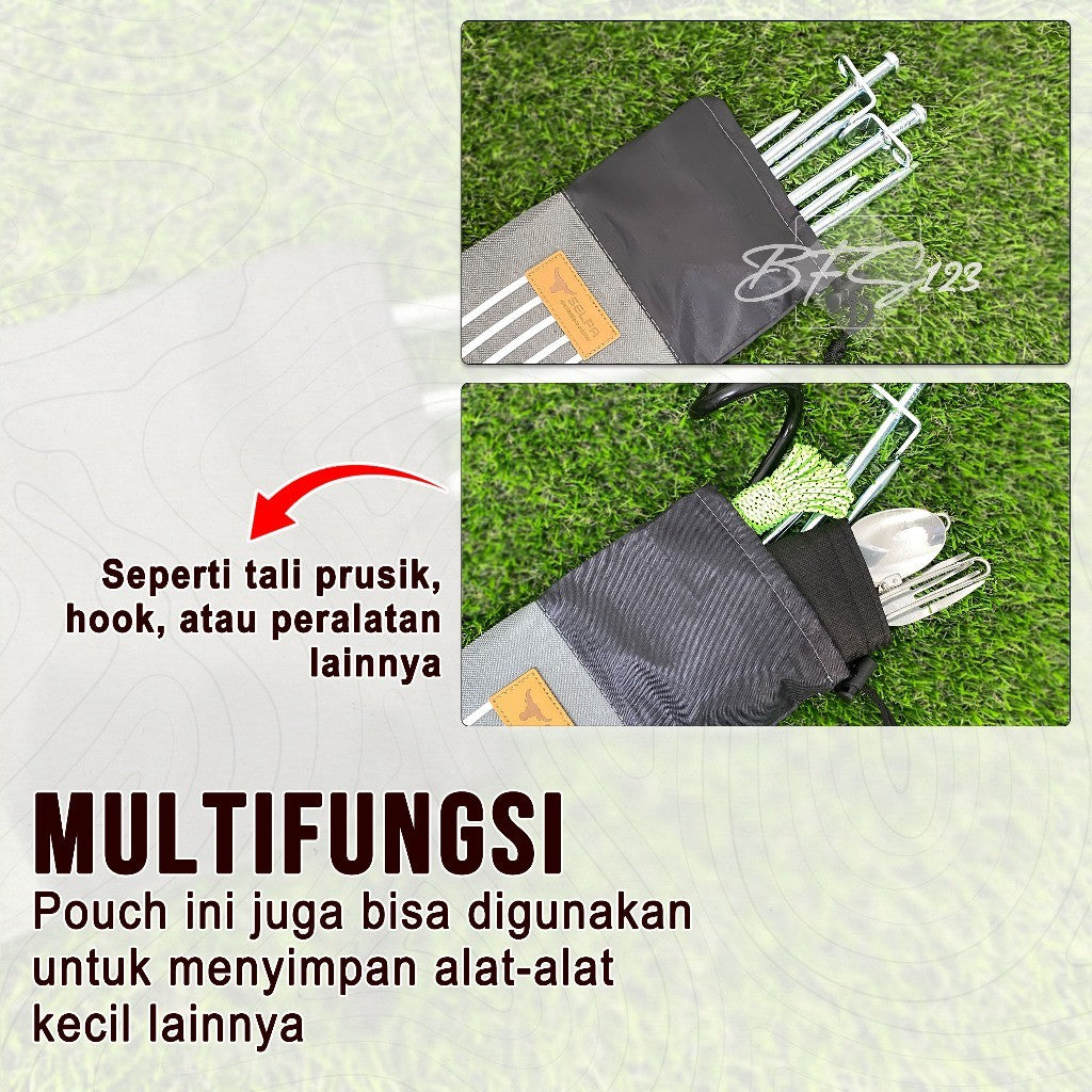 Pouch Bag Pasak Tenda Size Maks To 20 Cm