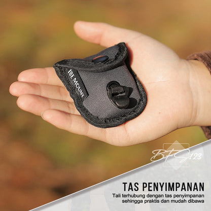 Tali Gantungan Jemur Baju Camping 2,8 Meter Plus Storage BAG ISE Mount