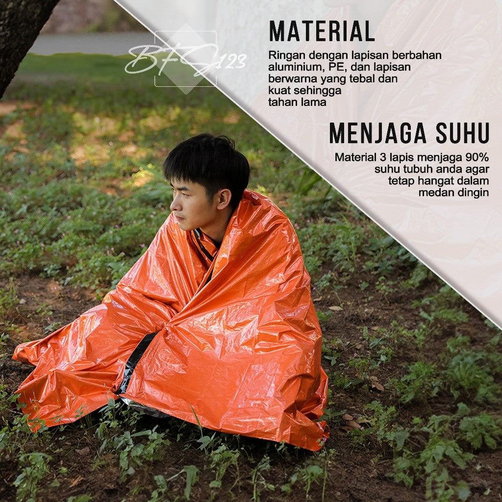 Emergency Termal Bivvy Sleeping Bag Survival Kit Blanket Ultralight