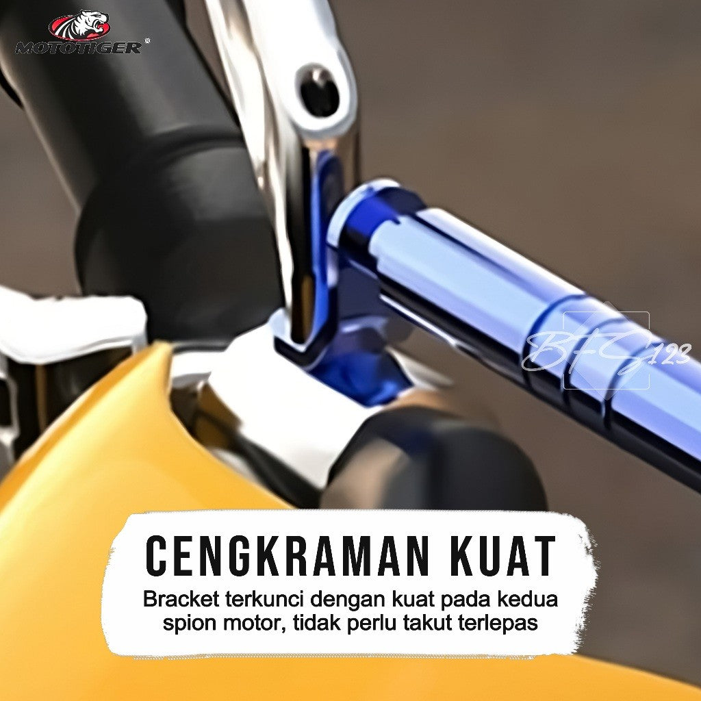 MOTOTIGER Breket Spion Crossbar Multifungsi 34,5-45 Cm Aluminium Aloy MTG-9920