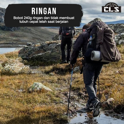 CLS Trekking Pole Aluminium Aloy 7075 Telescopic Ultralight EVA Grip Handle Size 62-135 Cm