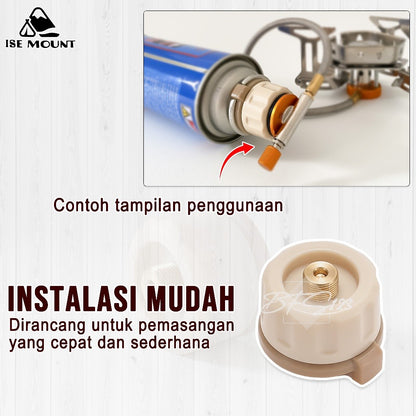 Stove Adaptor Small Gas Hicook to Canister Adaptor Kompor Gas Hicook New Model
