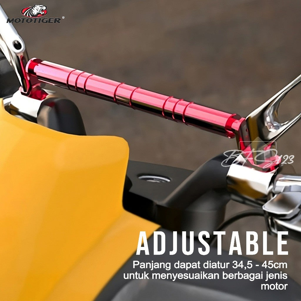 MOTOTIGER Breket Spion Crossbar Multifungsi 34,5-45 Cm Aluminium Aloy MTG-9920