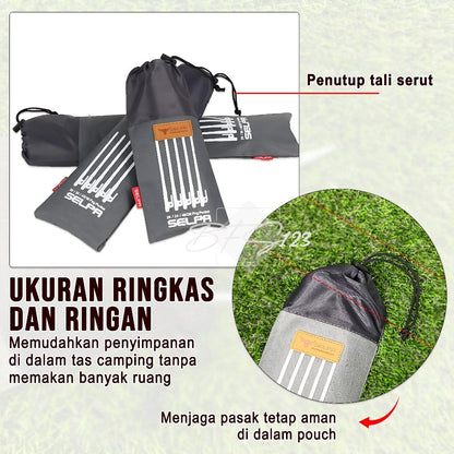 Pouch Bag Pasak Tenda Size Maks To 20 Cm