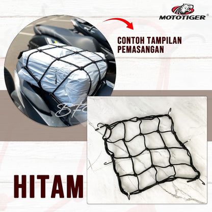 Tali Bagasi MOTOTIGER Tali Jaring Bagasi Sepeda Motor