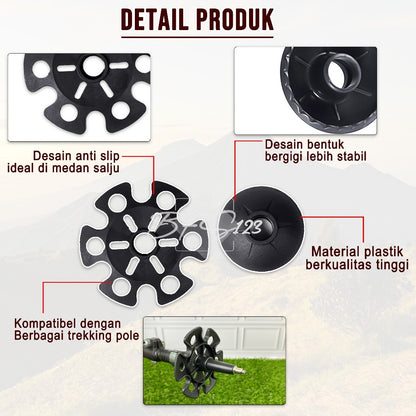 Holder Bulat Trekking Pole 8cm & 5cm Outdoor