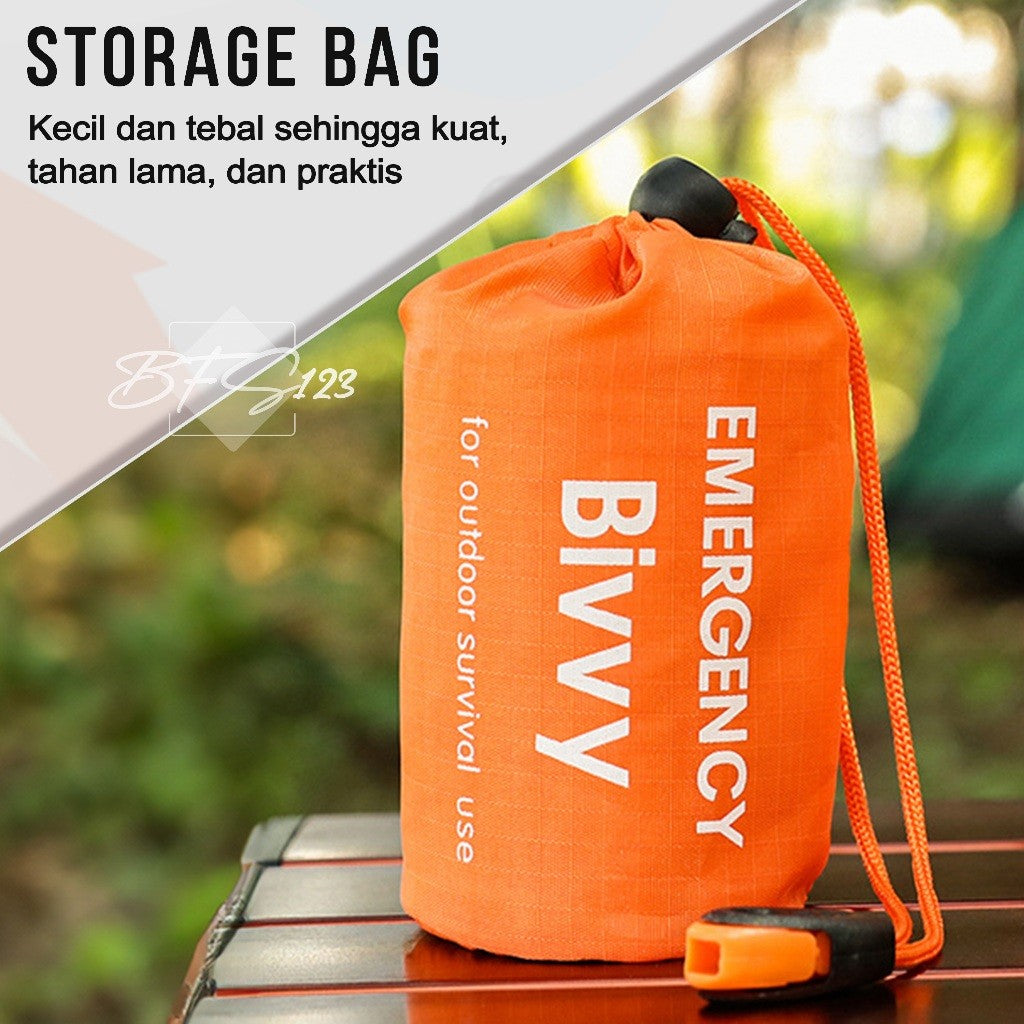 Emergency Termal Bivvy Sleeping Bag Survival Kit Blanket Ultralight