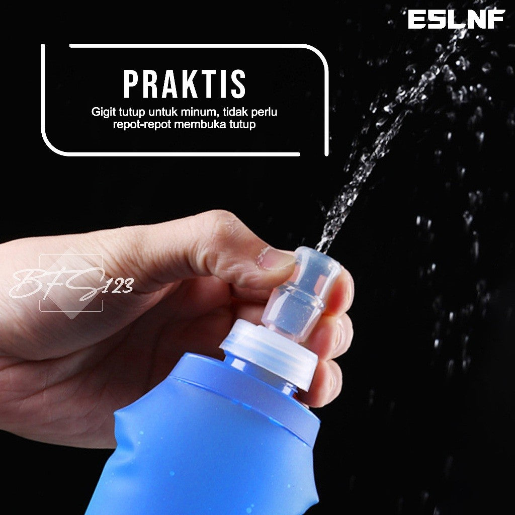 ESLNF Botol Air Minum Lipat Lari Running Water Bag 500 Ml